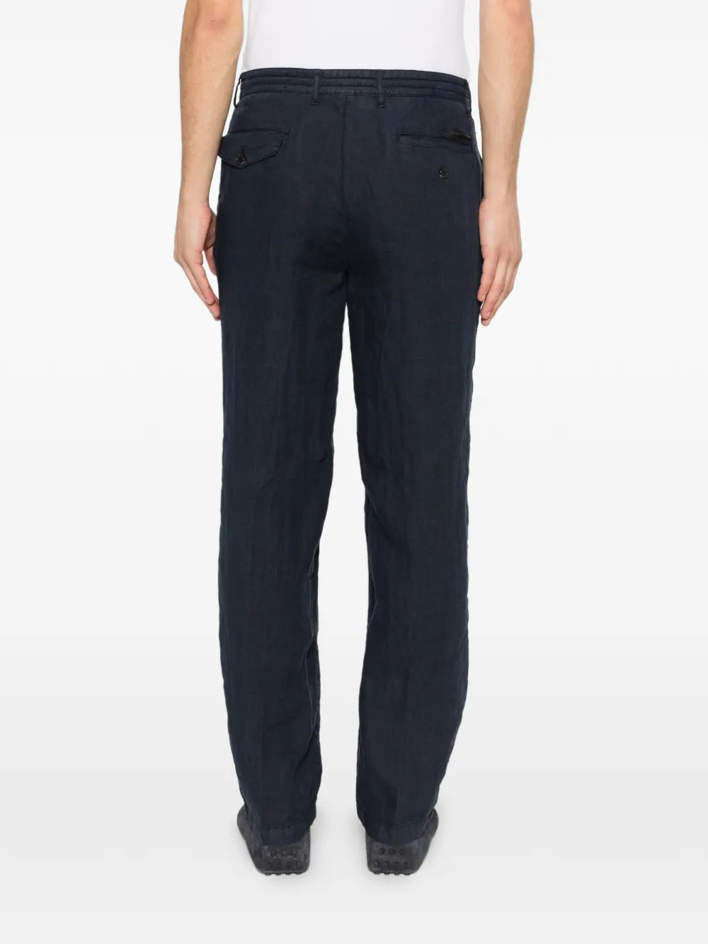 Karl Lagerfeld Chino met trekkoord Blauw