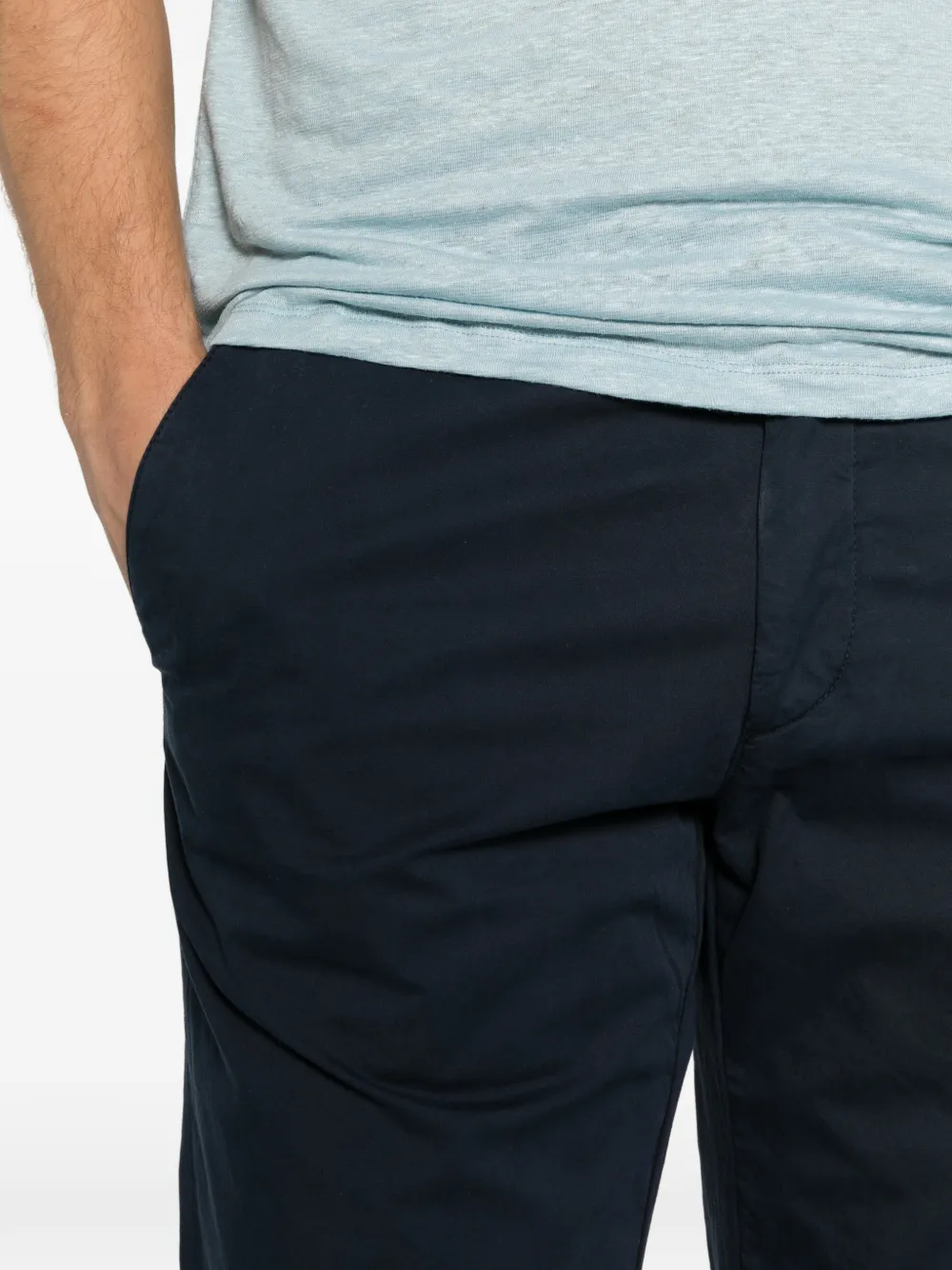 Karl Lagerfeld Cliff chino Blauw