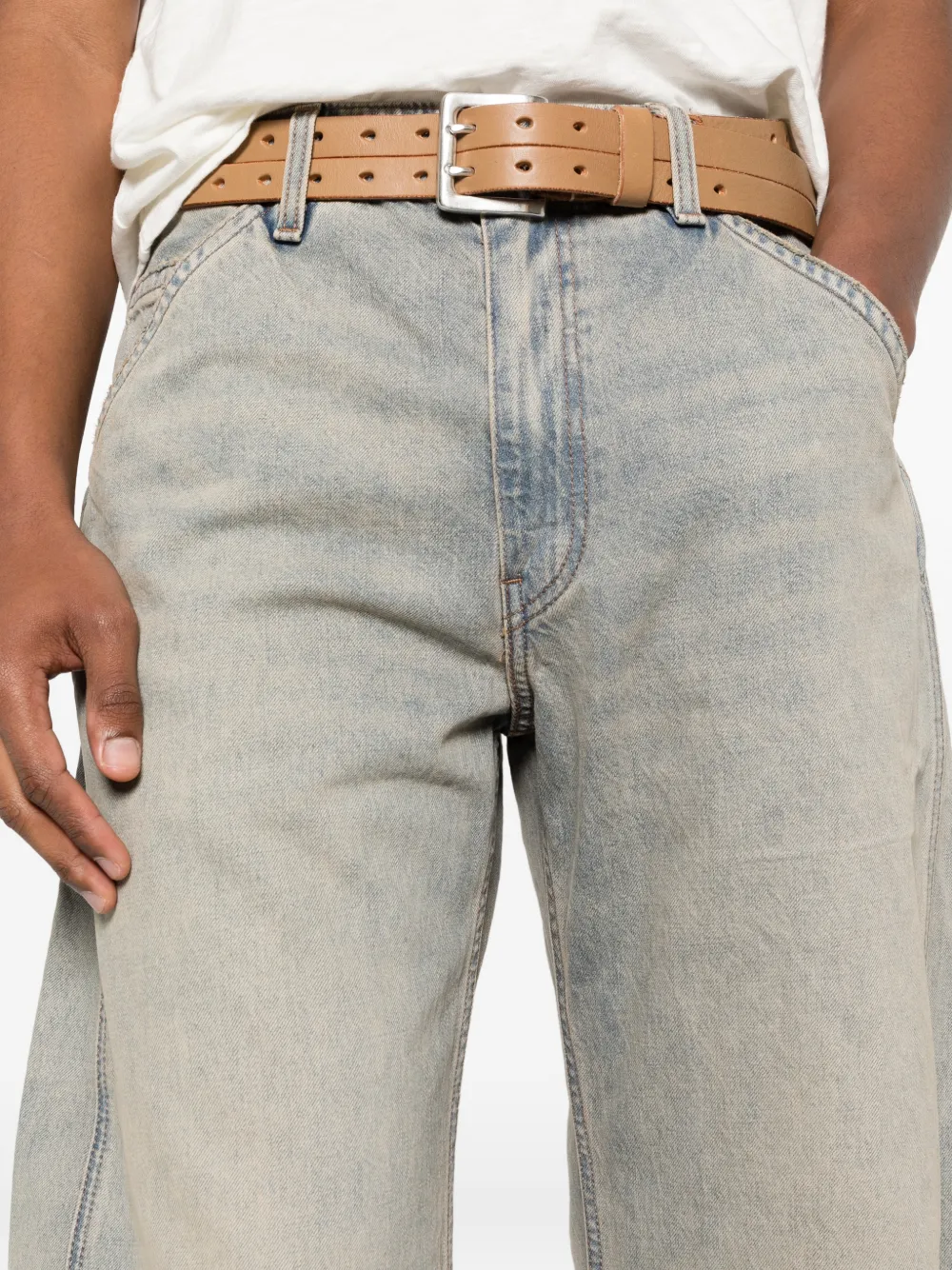 Levi's Jeans met logopatch Blauw