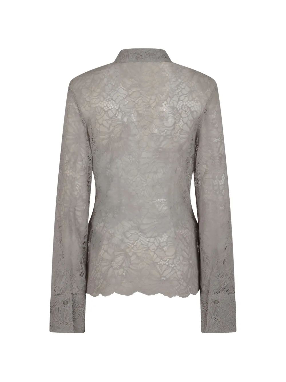 ROTATE BIRGER CHRISTENSEN Kanten blouse Grijs