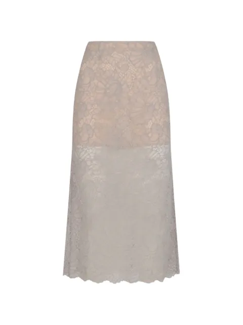 ROTATE BIRGER CHRISTENSEN falda midi de encaje