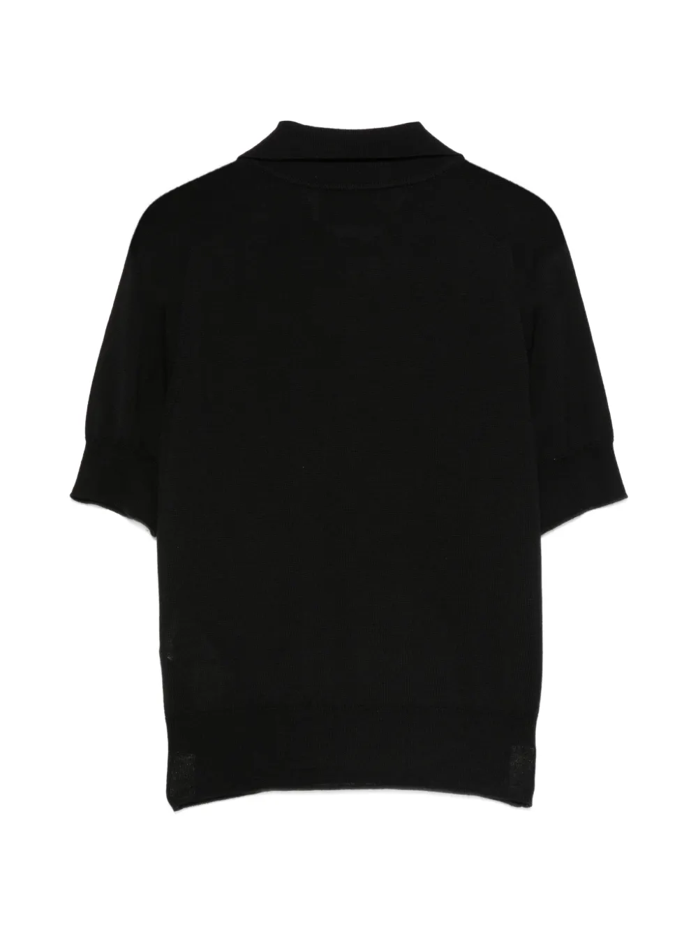 AMI Paris Poloshirt met knopen Zwart