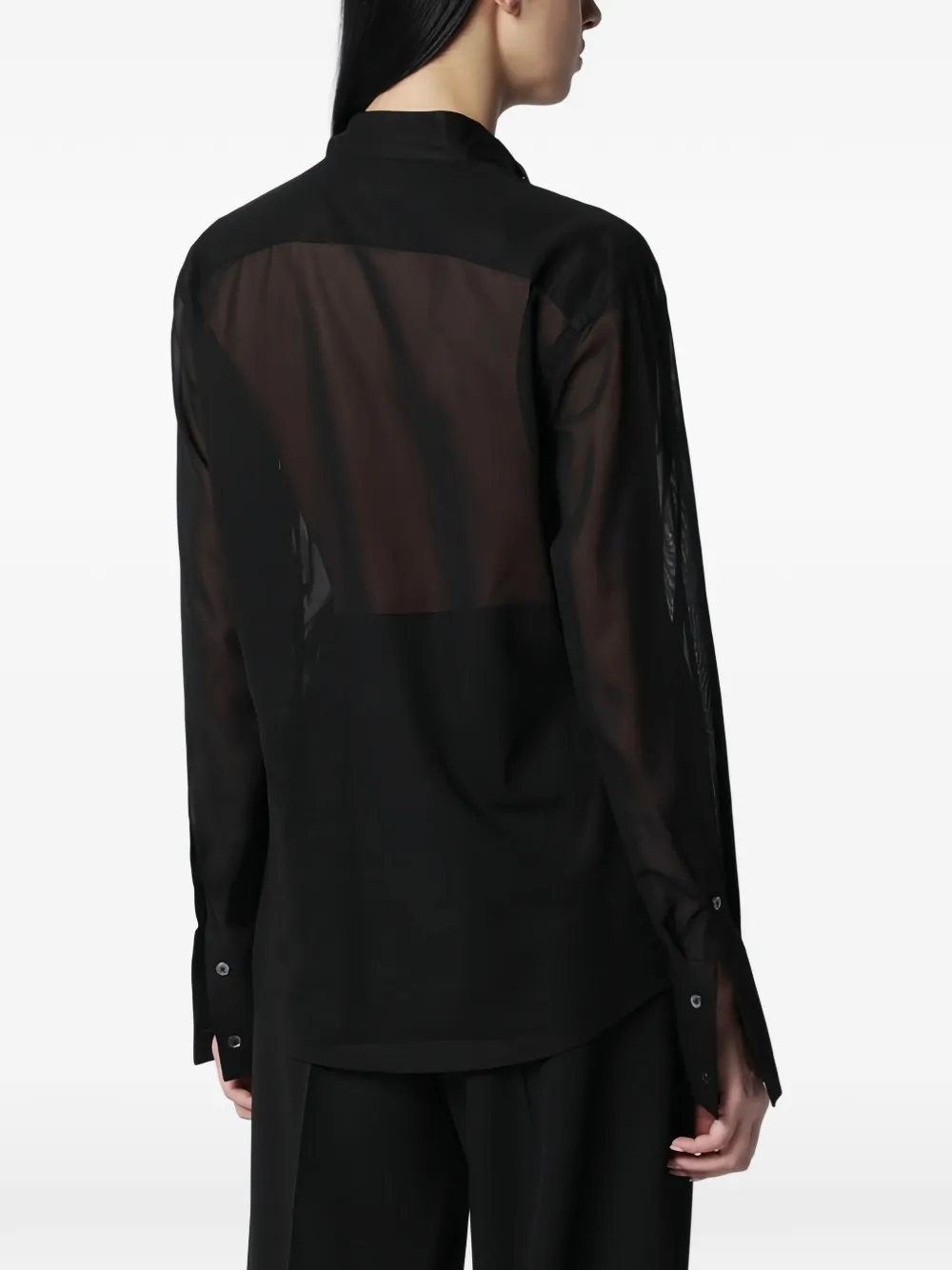 6397 Plissé Shirt - Black 