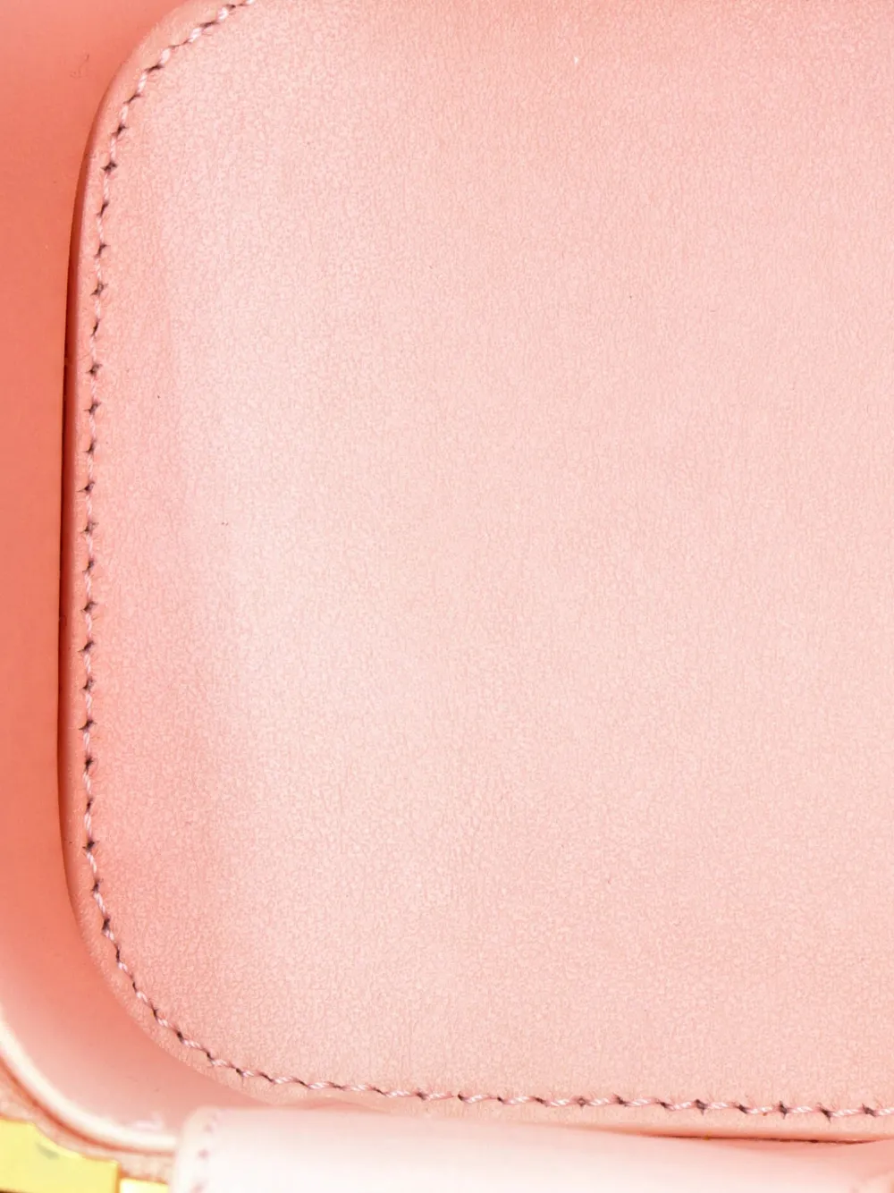 Cuir Top Handle Vanity Case Leather Mini Satchel