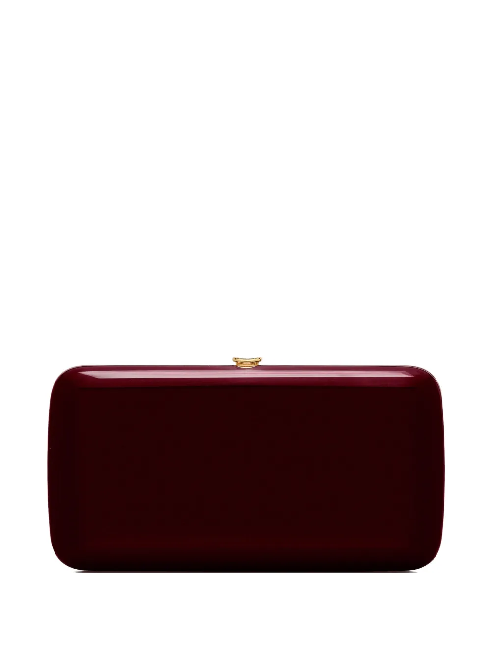 Jeffrey Levinson Finley Top Fastening Clutch In Red