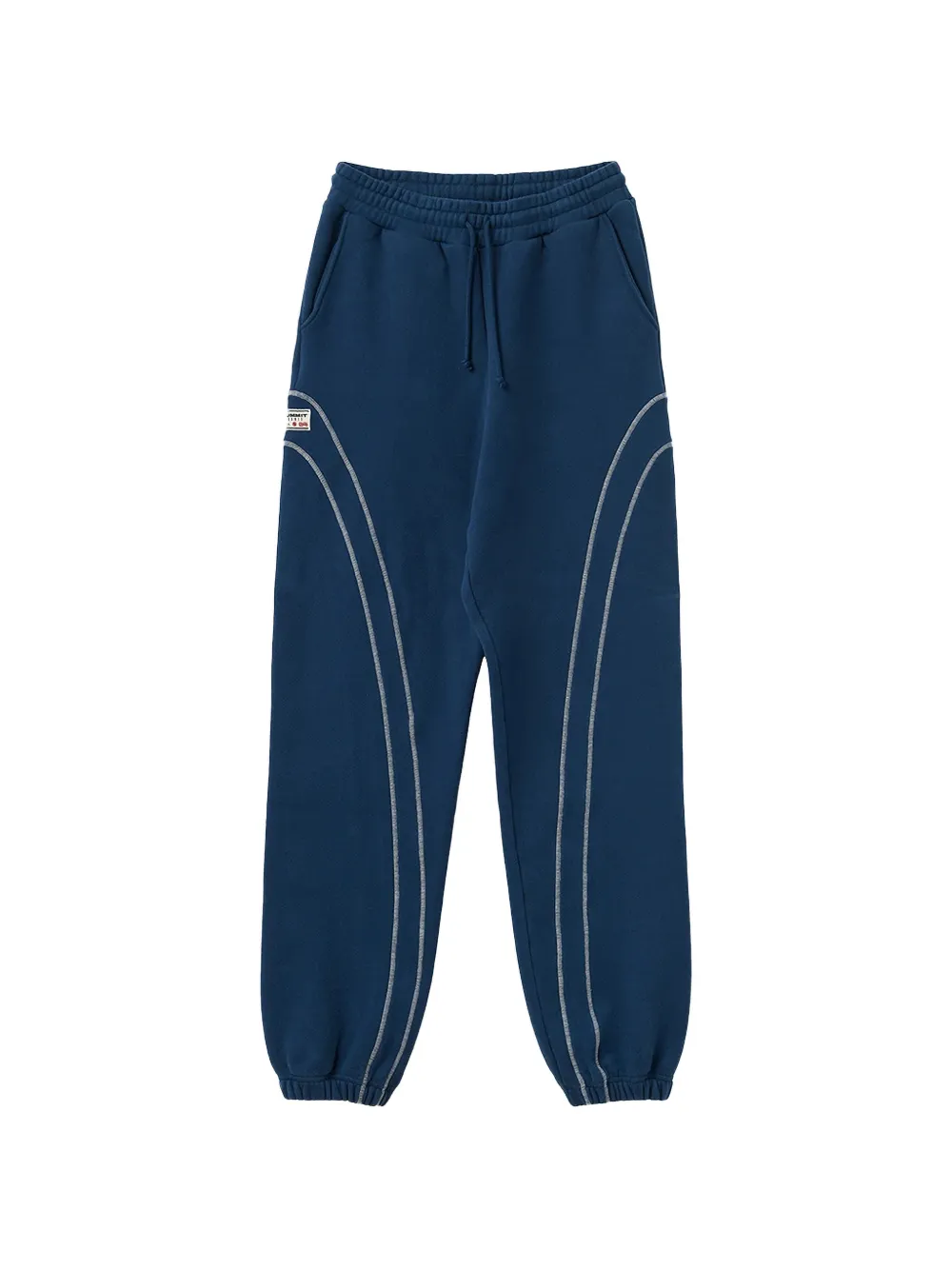 SUMMER GAMES piping track pants - Blu