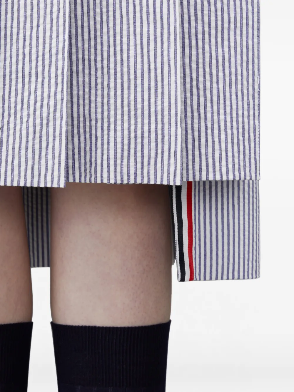 Thom Browne Midi-plooirok Wit