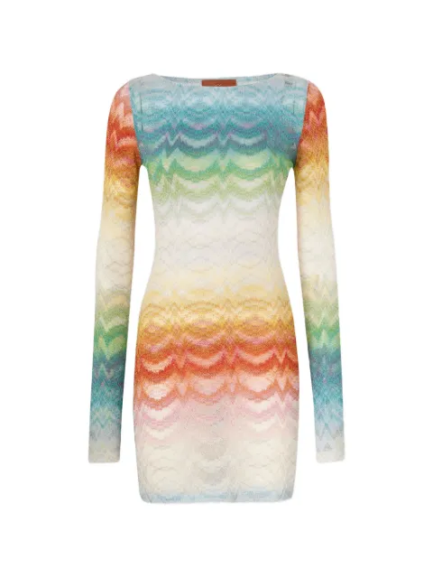 Missoni vestido corto manga larga