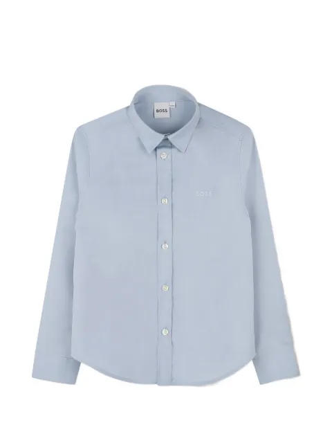 BOSS Kidswear buttoned long-sleeve shirt