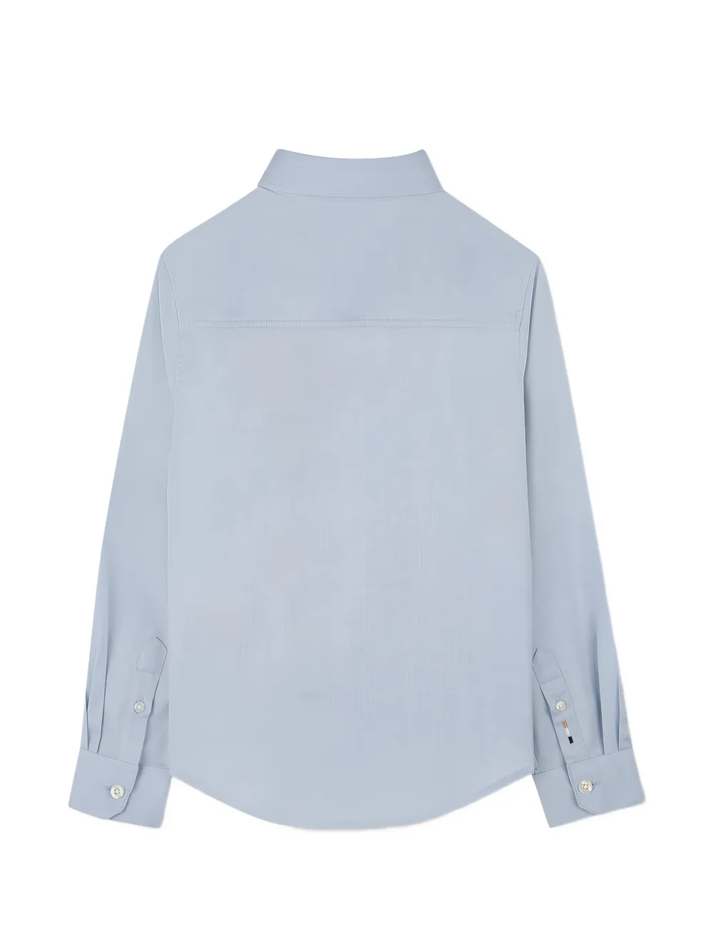 BOSS Kidswear Shirt met knopen Blauw