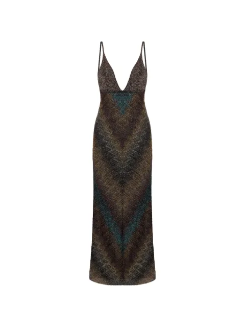 Missoni vestido con cuello en V