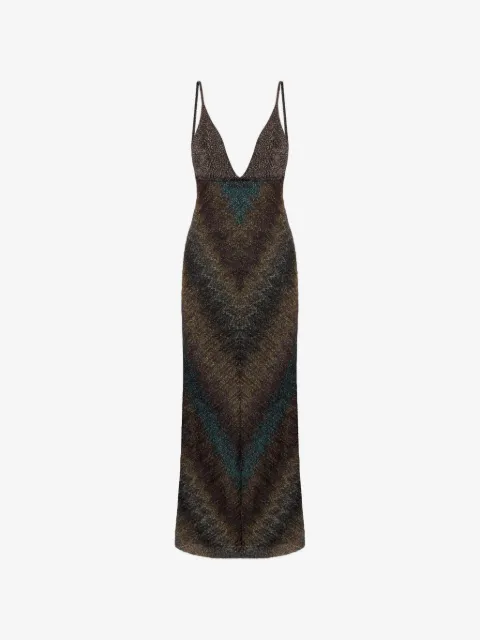 Missoni vestido con cuello en V