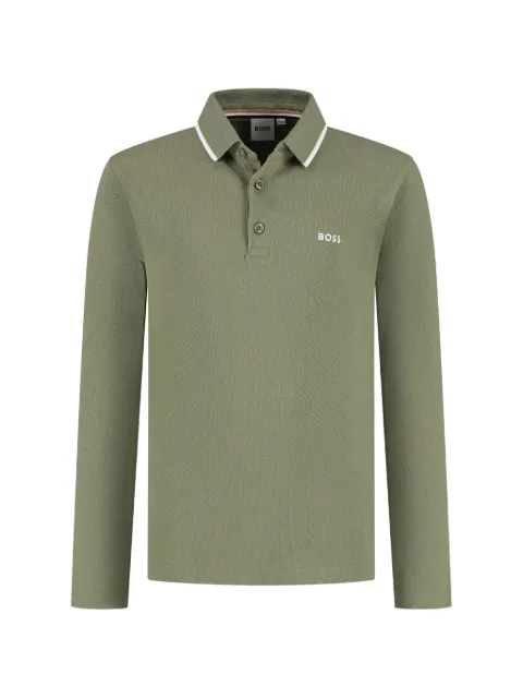 BOSS Kidswear long-sleeve polo shirt