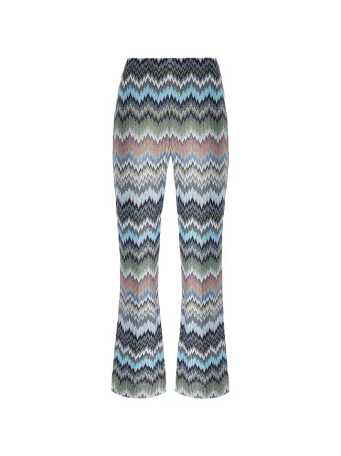 Missoni chevron flared trousers