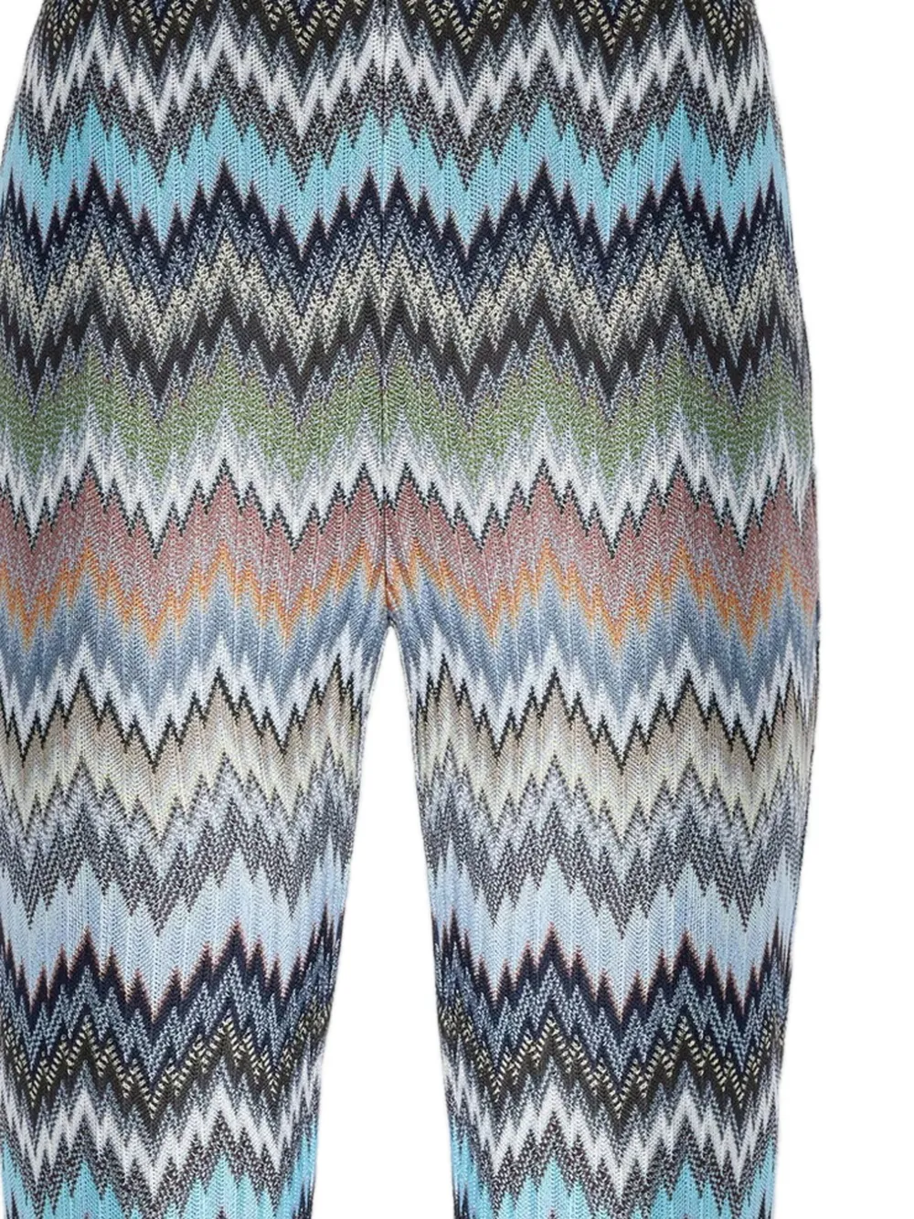 Missoni Broek met chevron streep Blauw