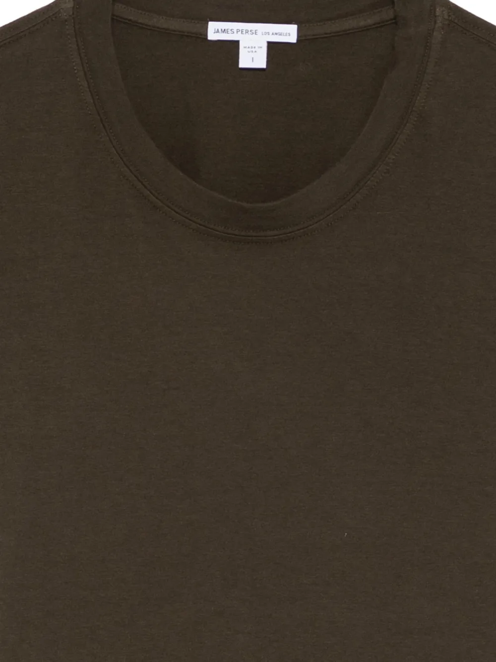 James Perse T-shirt met ronde hals Bruin