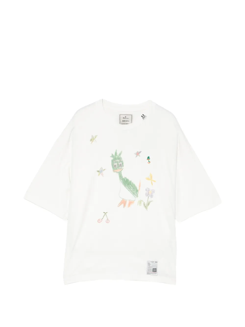 Maison MIHARA YASUHIRO T-shirt con grafica - Bianco