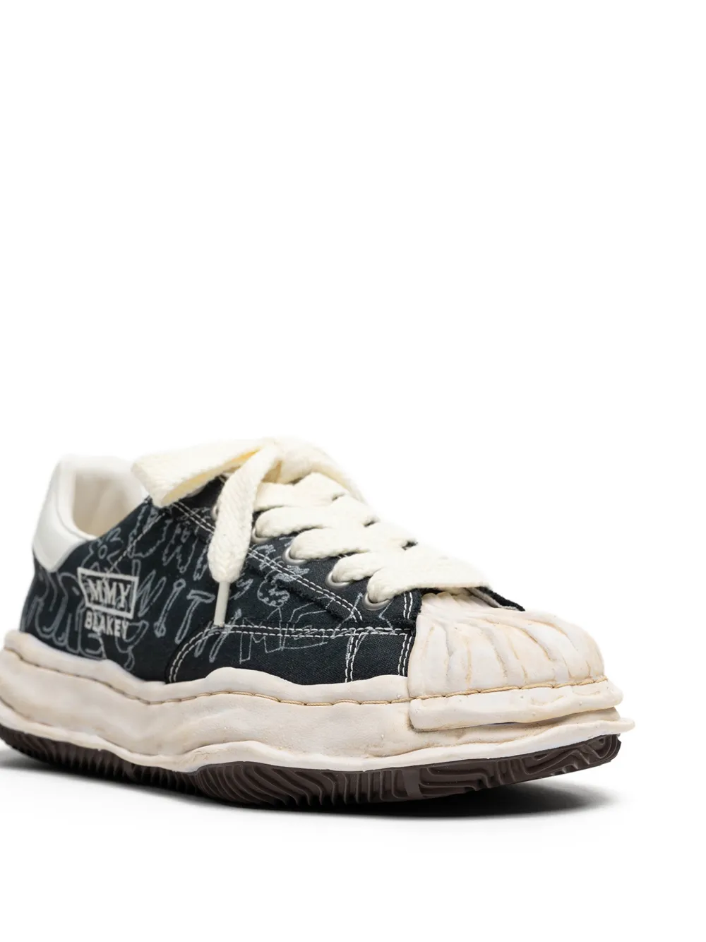 Maison MIHARA YASUHIRO Blakey OG Sole sneakers Zwart