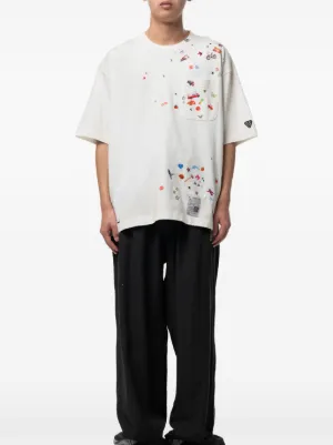 graphic-print distressed t-shirt 3