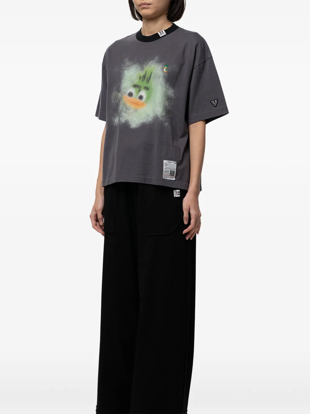 Maison MIHARA YASUHIRO T-shirt met print Grijs