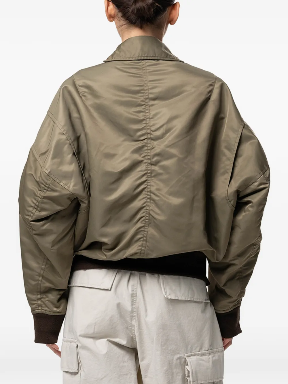 panelled zipped jacket