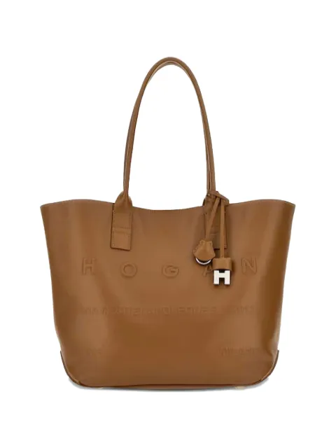 Hogan small Address leather tote bag