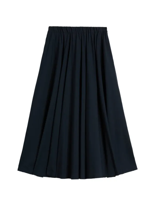 ASPESI Elasticated-waistband Skirt in Blue