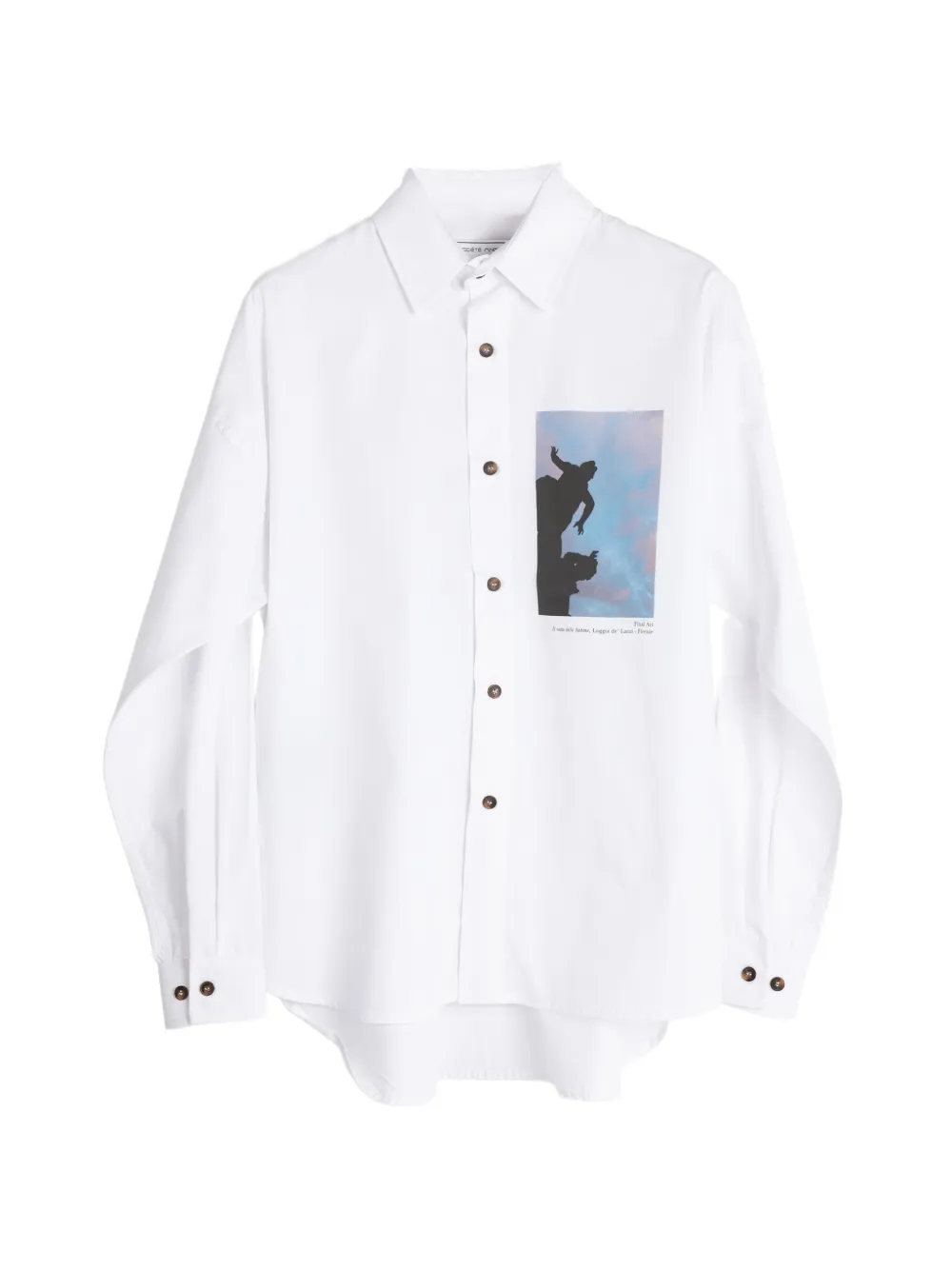 Société Anonyme Final Act button shirt - Bianco