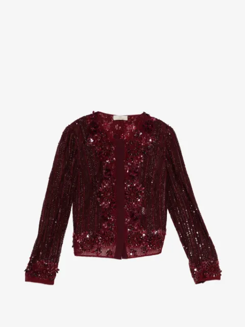 Elie Saab sequin-embellished jacket