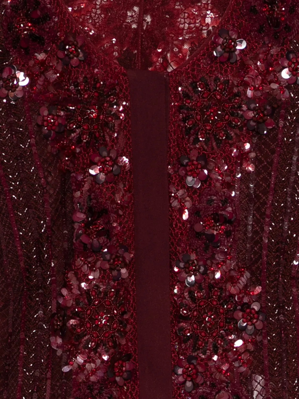  Elie Saab Sequin-embellished Jacket - Red 
