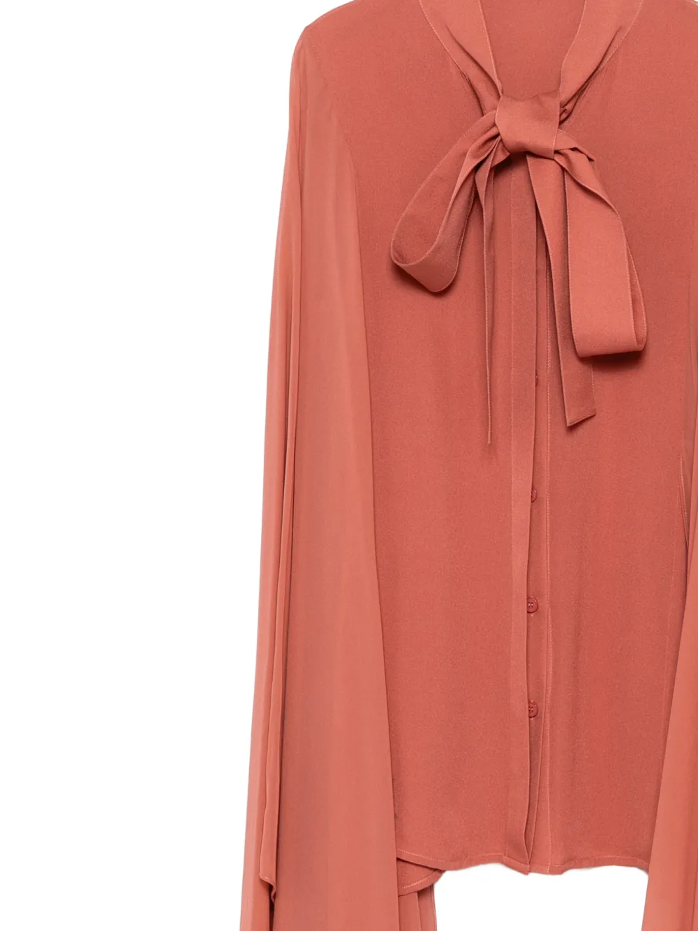 Elie Saab Zijden blouse Roze