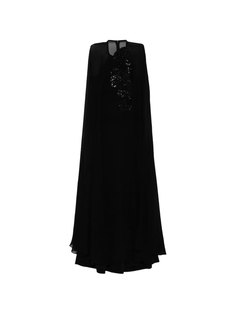 Elie Saab sequin-embellished maxi gown - Nero