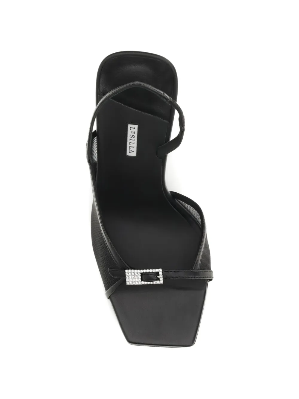 Le Silla Verfraaide sandalen met mesh Zwart