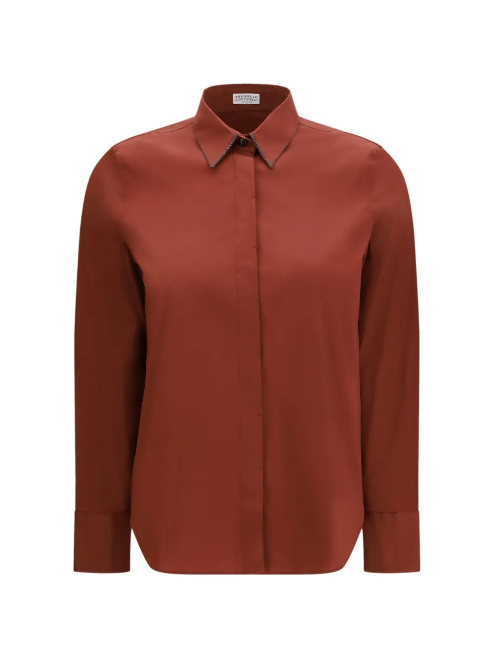 Polo Collar Cotton Shirt