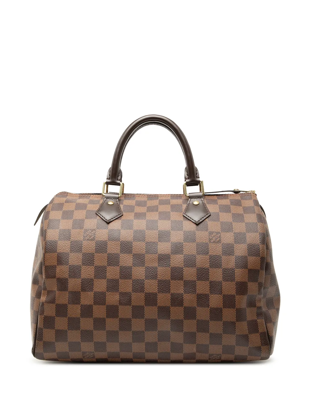 Louis Vuitton Pre-Owned 2019 Damier Ebene Speedy 30 boston bag - Marrone