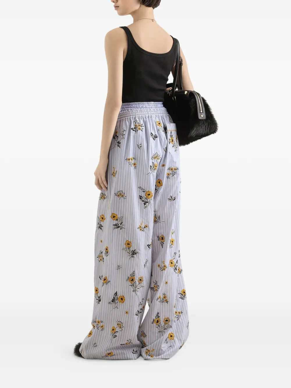 Dolce & Gabbana Geribbelde tanktop Zwart