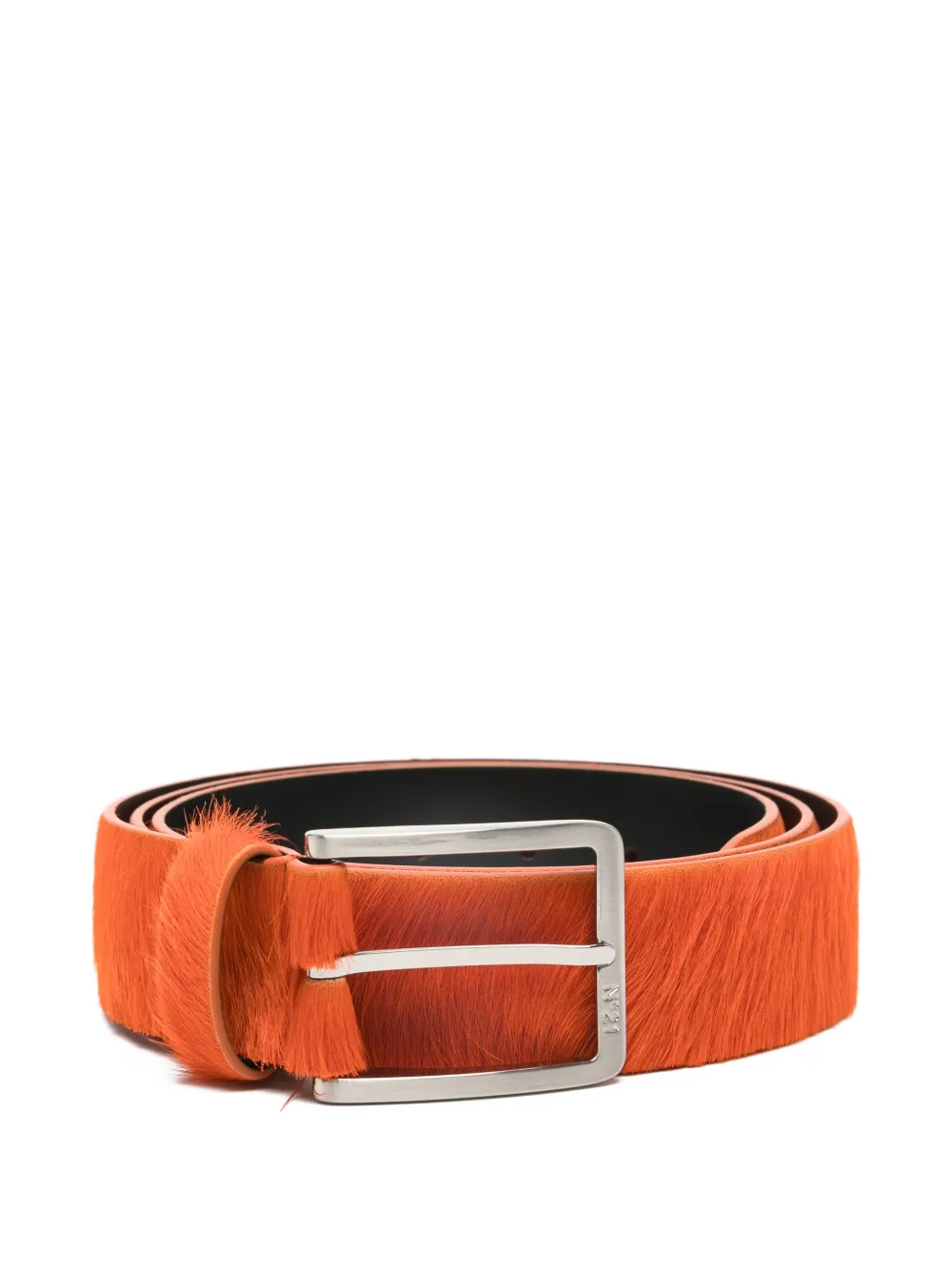Nº21 leather belt - Arancione