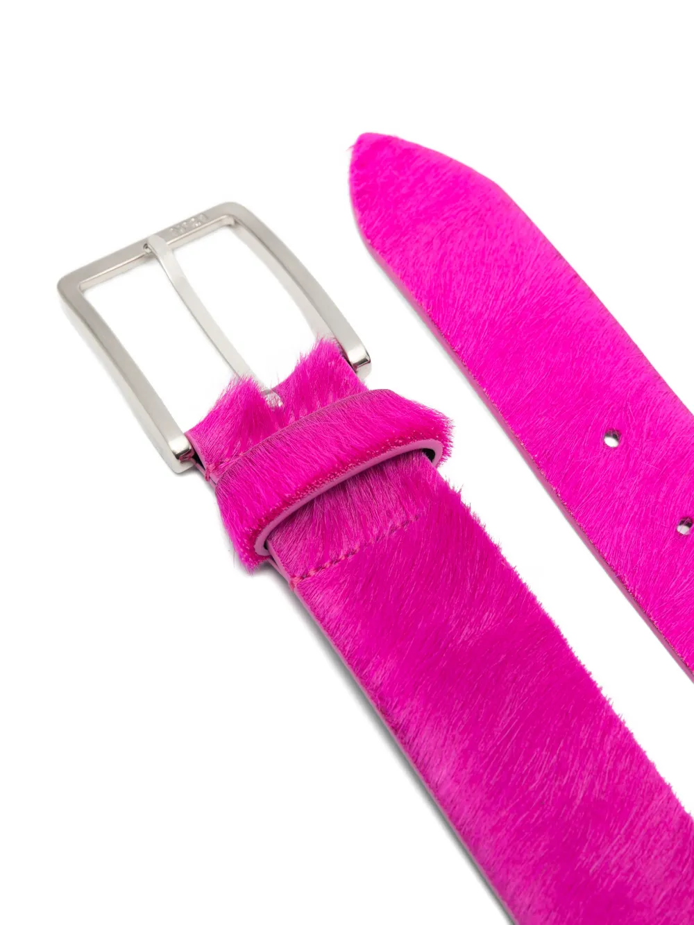  Nº21 Leather Buckle Belt - Pink 