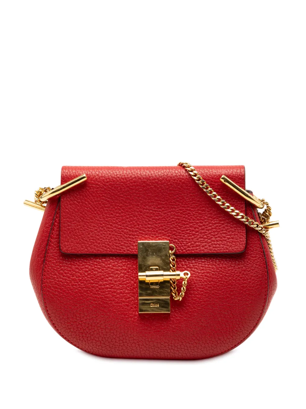 Chloé Pre-Owned Borsa a tracolla Drew piccola in pelle 2016 - Rosso
