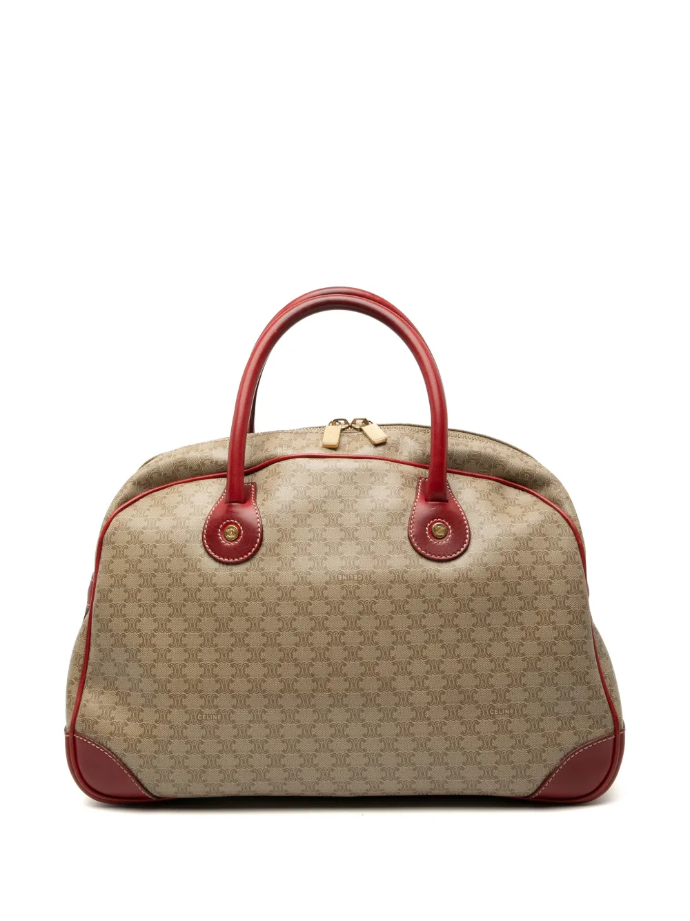 Celine Pre-Owned Borsa a mano con motivo Macadam 2002 - Marrone