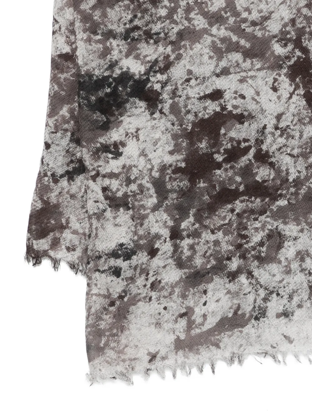  Avant Toi Fringed Scarf - Grey 