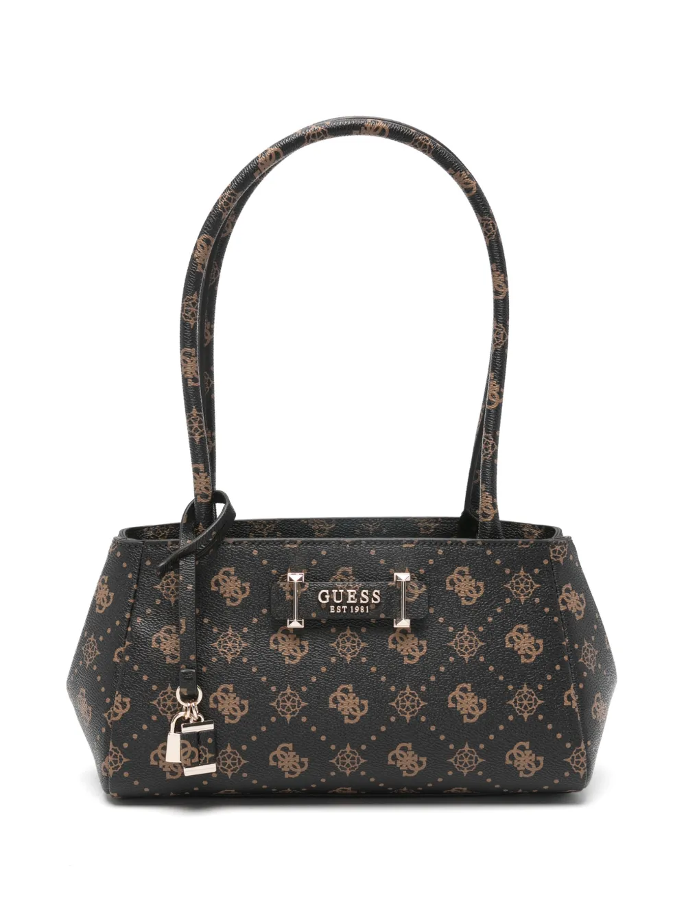 GUESS USA Borsa tote Carrie con logo - Marrone