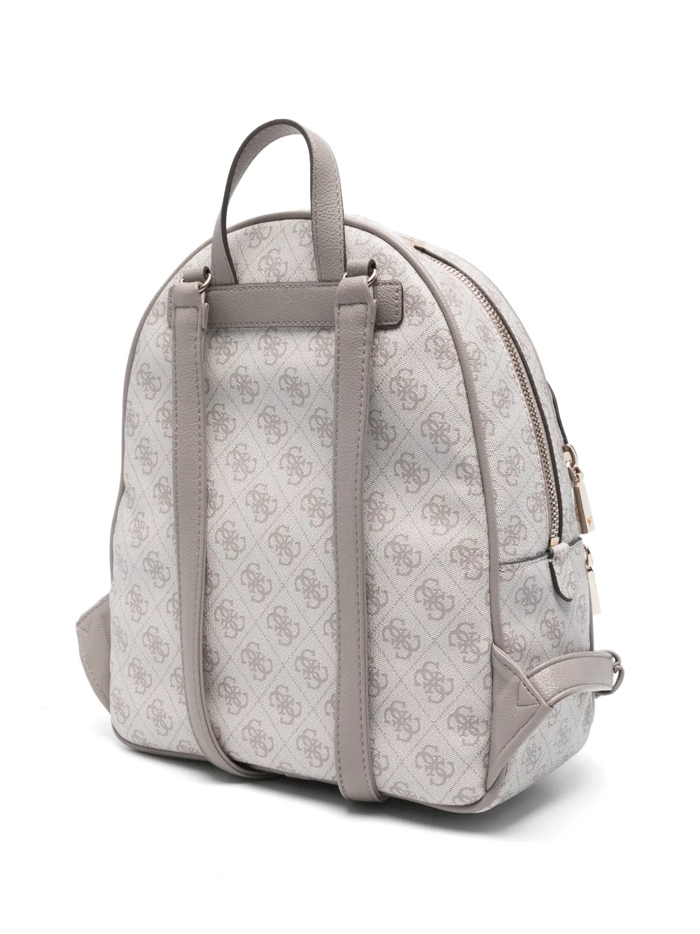 Guess Usa Manhattan Ii Patterned Zip Backpack - Grey 