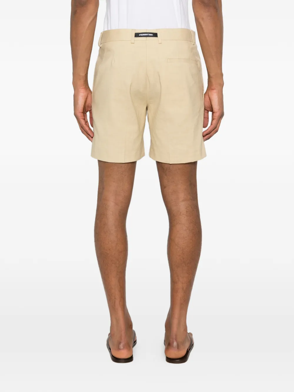 Karl Lagerfeld Geplooide shorts Beige