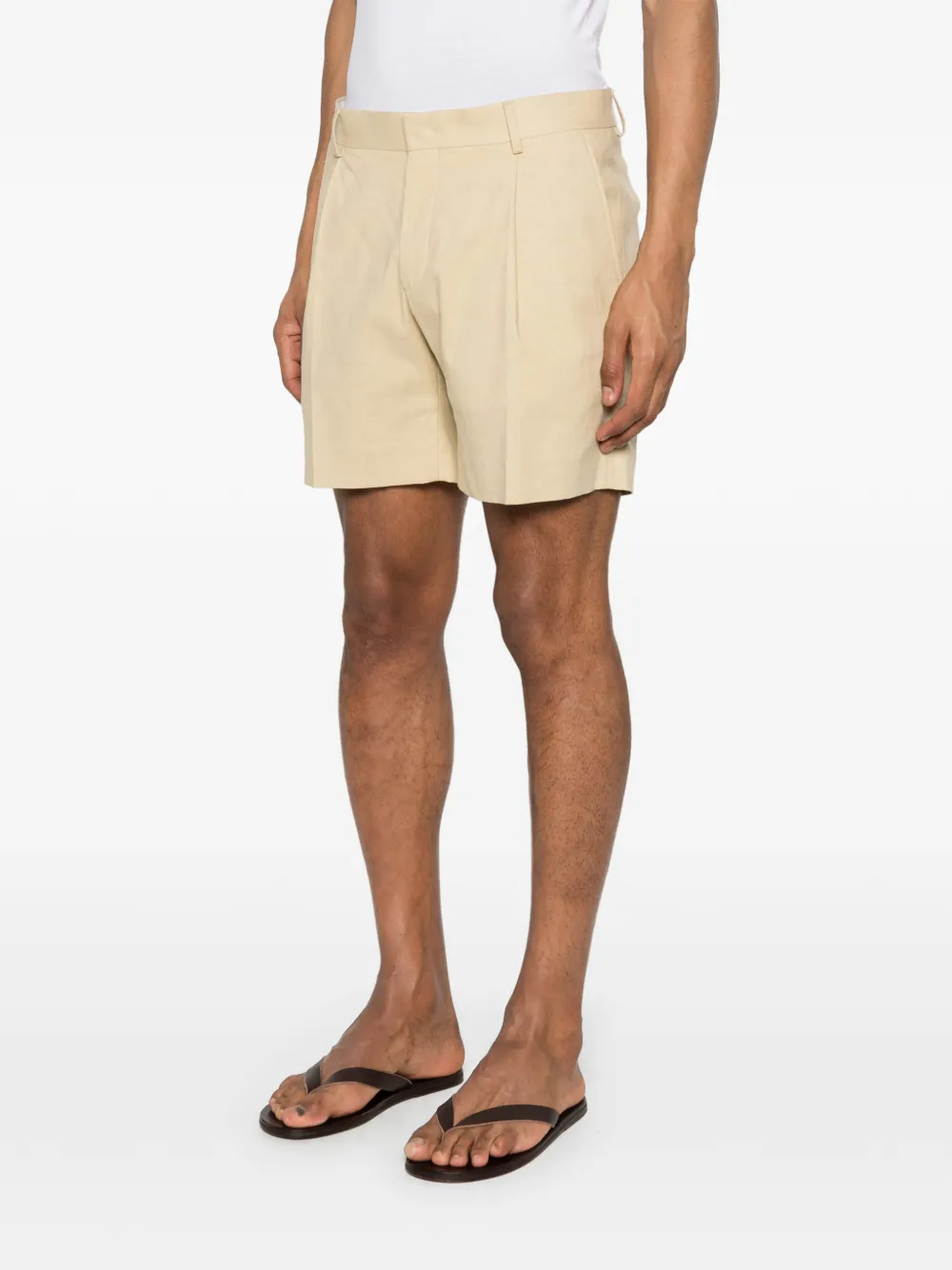  Karl Lagerfeld Pleated Shorts - Neutrals 