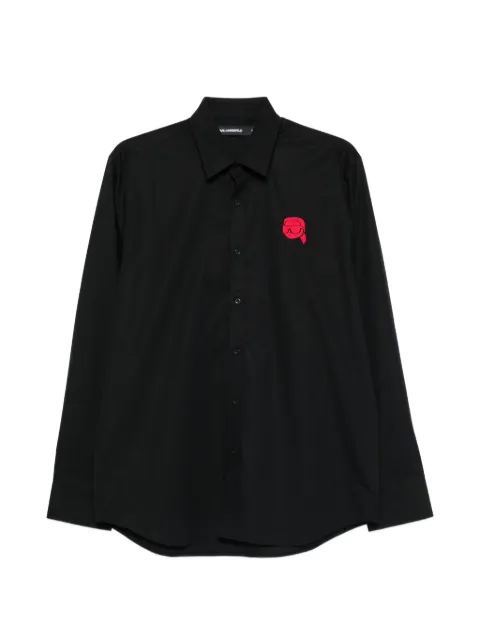 Karl Lagerfeld embroidered shirt