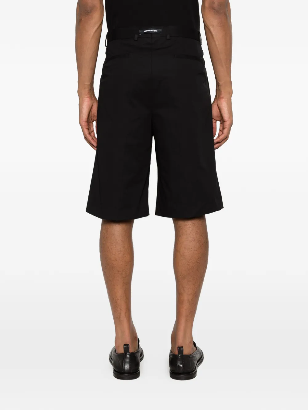 Karl Lagerfeld Geplooide shorts Zwart