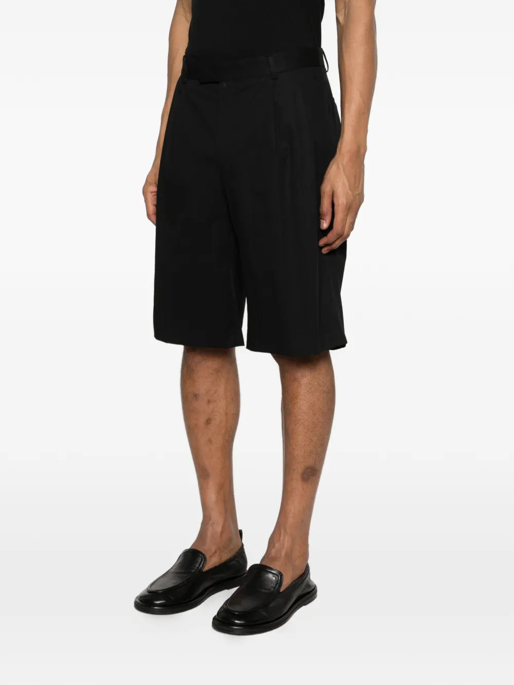 Karl Lagerfeld Geplooide shorts Zwart