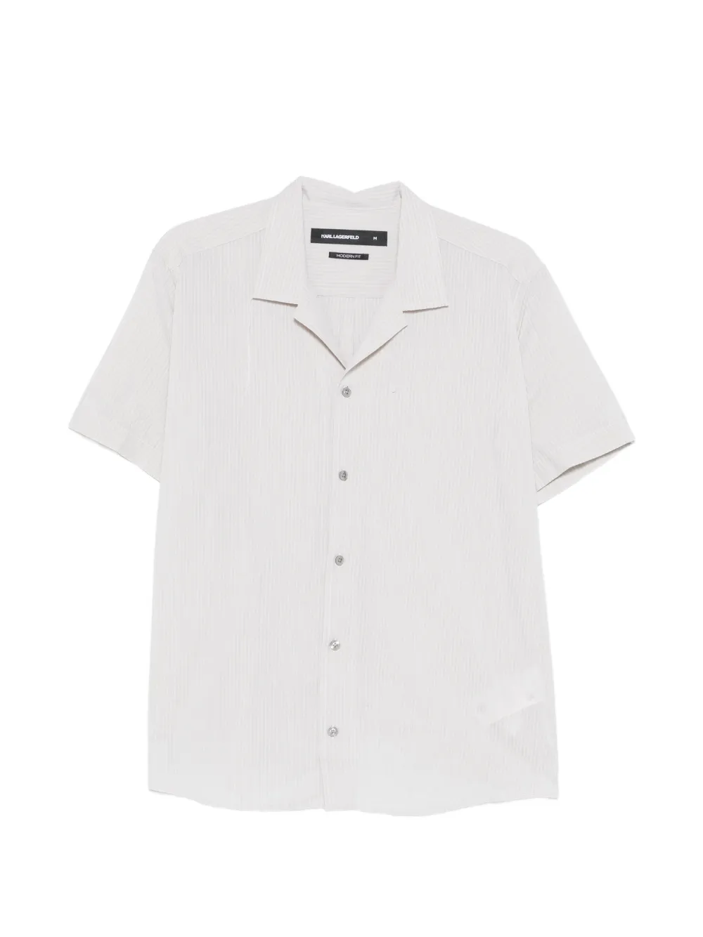 Karl Lagerfeld striped Modern-fit shirt - Toni neutri
