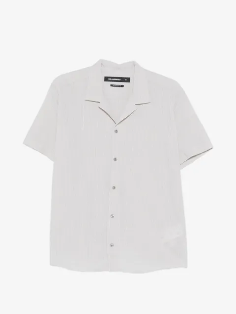 Karl Lagerfeld chemise à rayures et coupe moderne